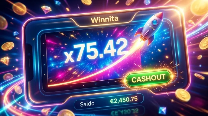Schermata mobile del conto di gioco con saldo e stato della verifica documenti